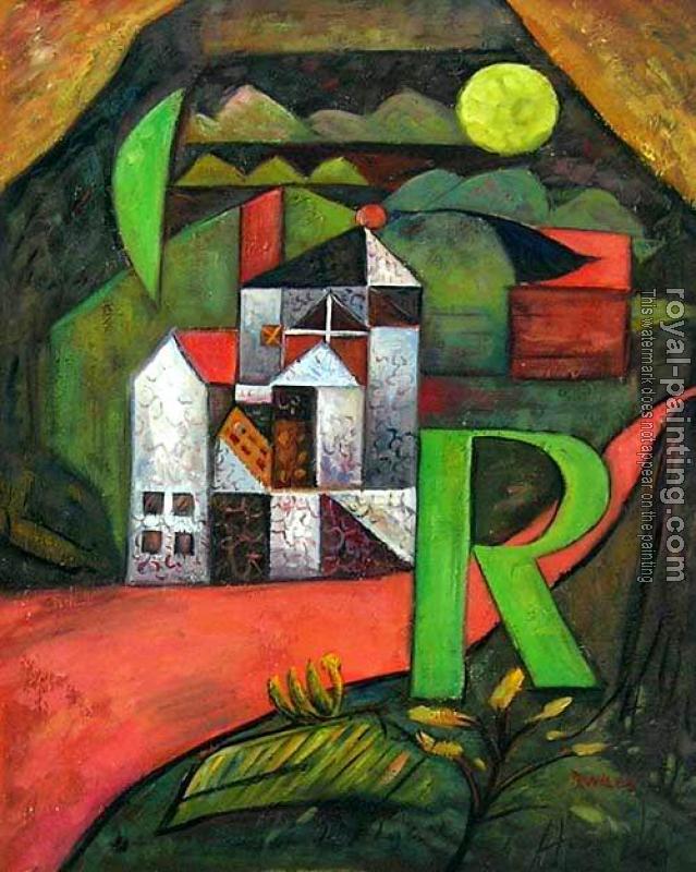 Hand Painted : Modern oil painting Hand Painted : Modern oil painting